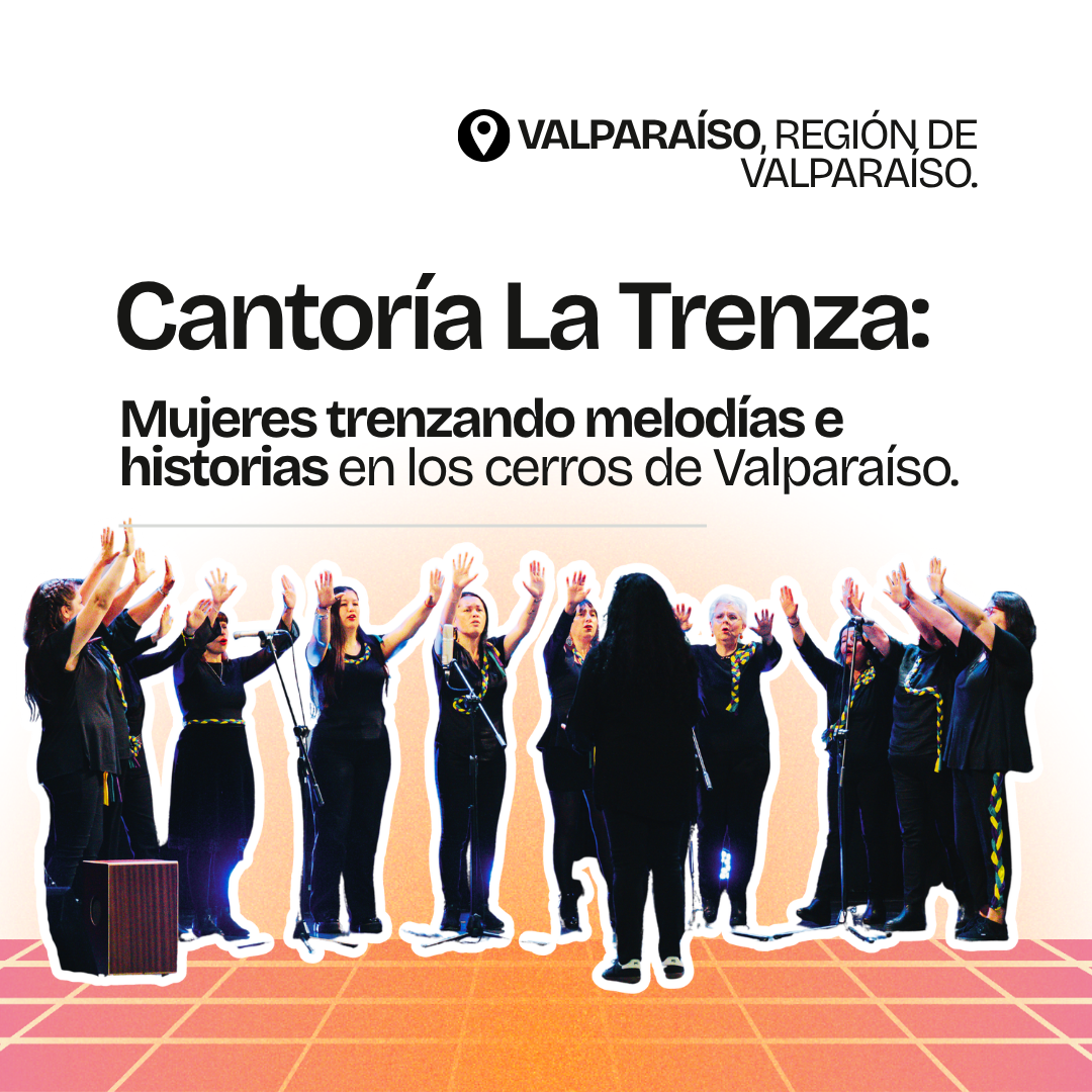 Gráfica del proyecto Trenzando voces, Valparaíso, Región de Valparaíso